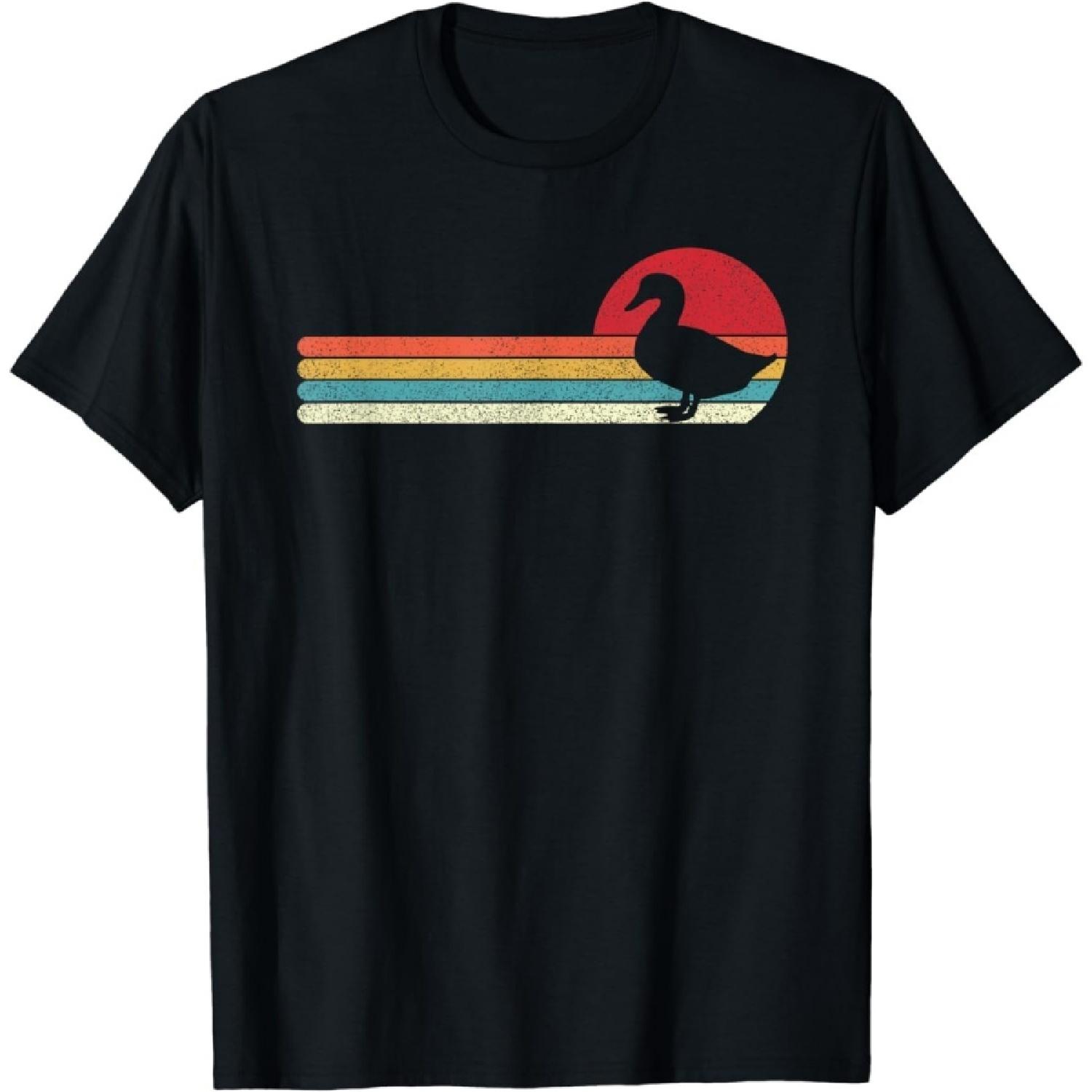 YYUUYUU Retro Vintage Duck Lover T-Shirt XXXXXL разноцветный