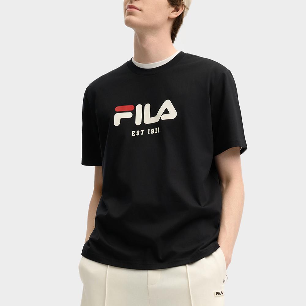 New FILA ORIGINALE T Shirt Men's Jet Black F51M519106FBK