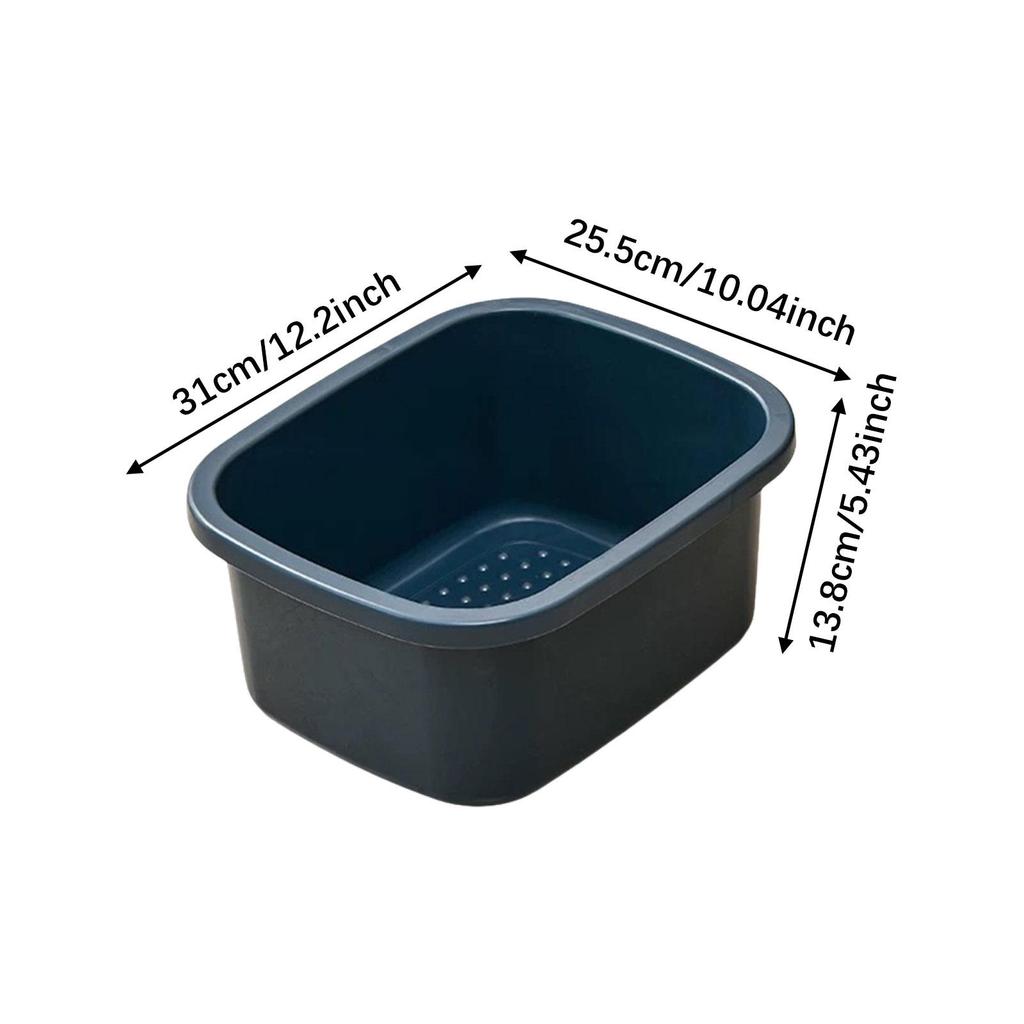 Tina para Pies Baño de Pies Hogar Regalo Tina de Masaje Versátil Portátil Cubo de Masaje para Adultos Pies Secos Agrietados Hombres Pedicura Remojar los Pies