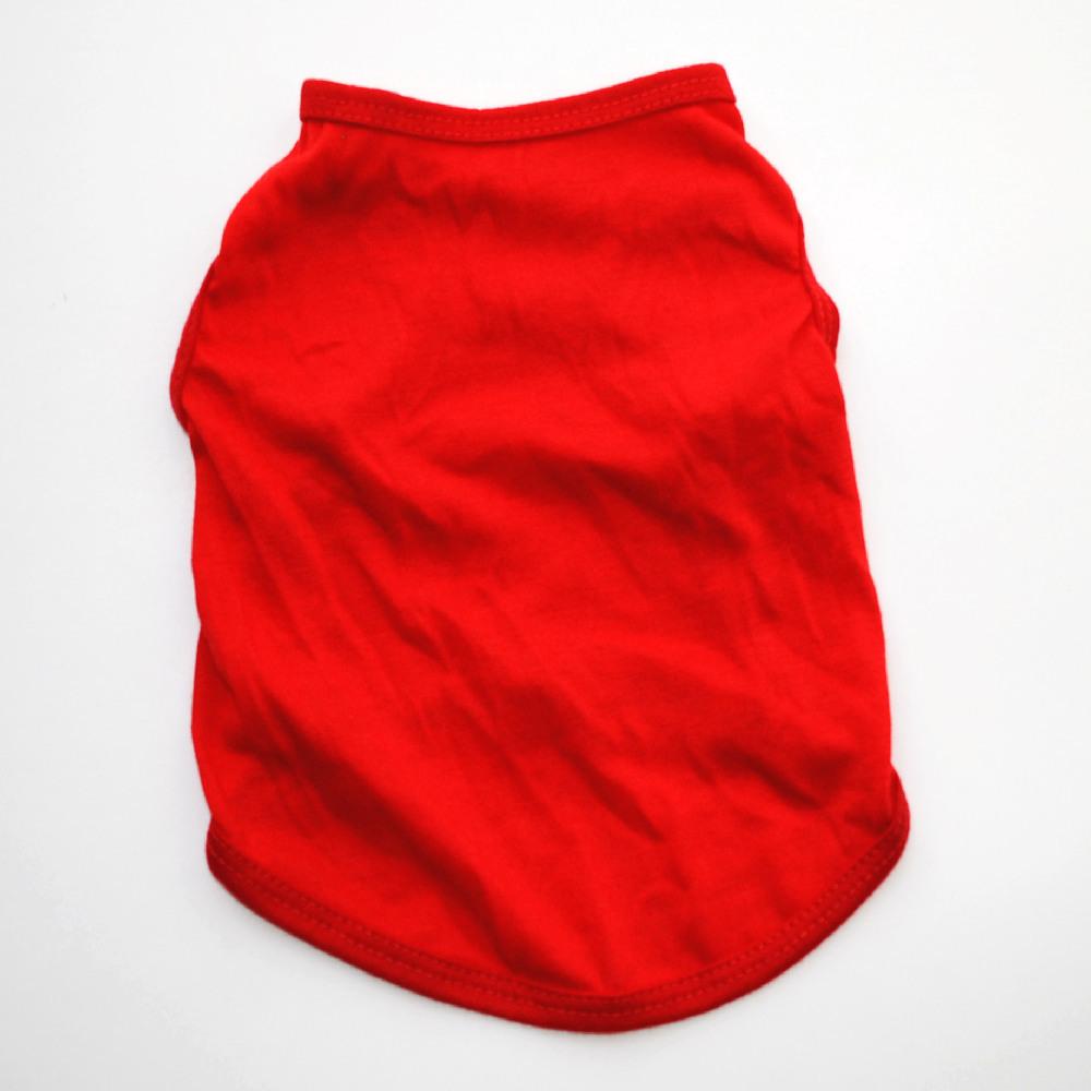 Pet Supplies  Solid Color Dog Vest  Thin Pet Clothes