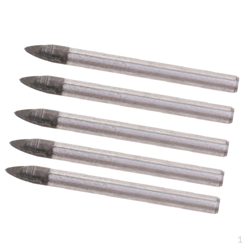 3/4/5/6/8/1mm Triangular Drill Bits Set Nut Driver Wall Hole