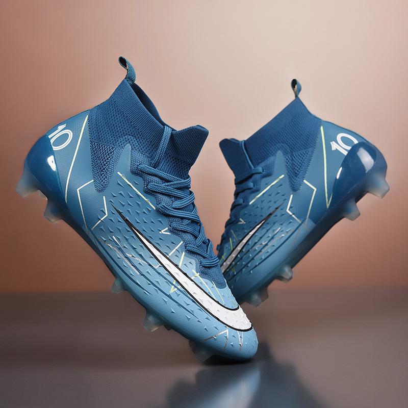 2025 Seamless Football Shoes Tf Broken Nails Artificial Turf AG Nails Boys and Girls Adolescent Student Training Shoes