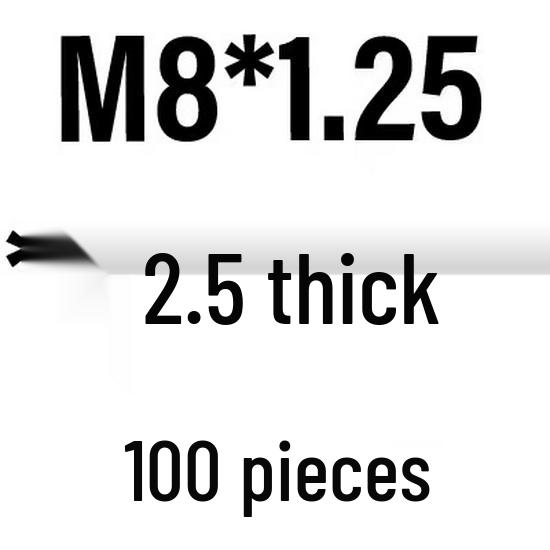 M6-M30 White Zinc Hex Thin Fine Thread Lock Nut GB808.