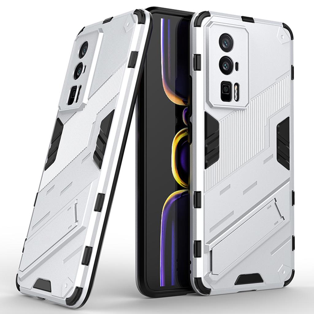Ständer Handyhülle für Xiaomi Poco F5 Pro 5G/Redmi K60 Pro 5G/K60 5G Kratzfeste Weiche TPU Harte PC Abdeckung