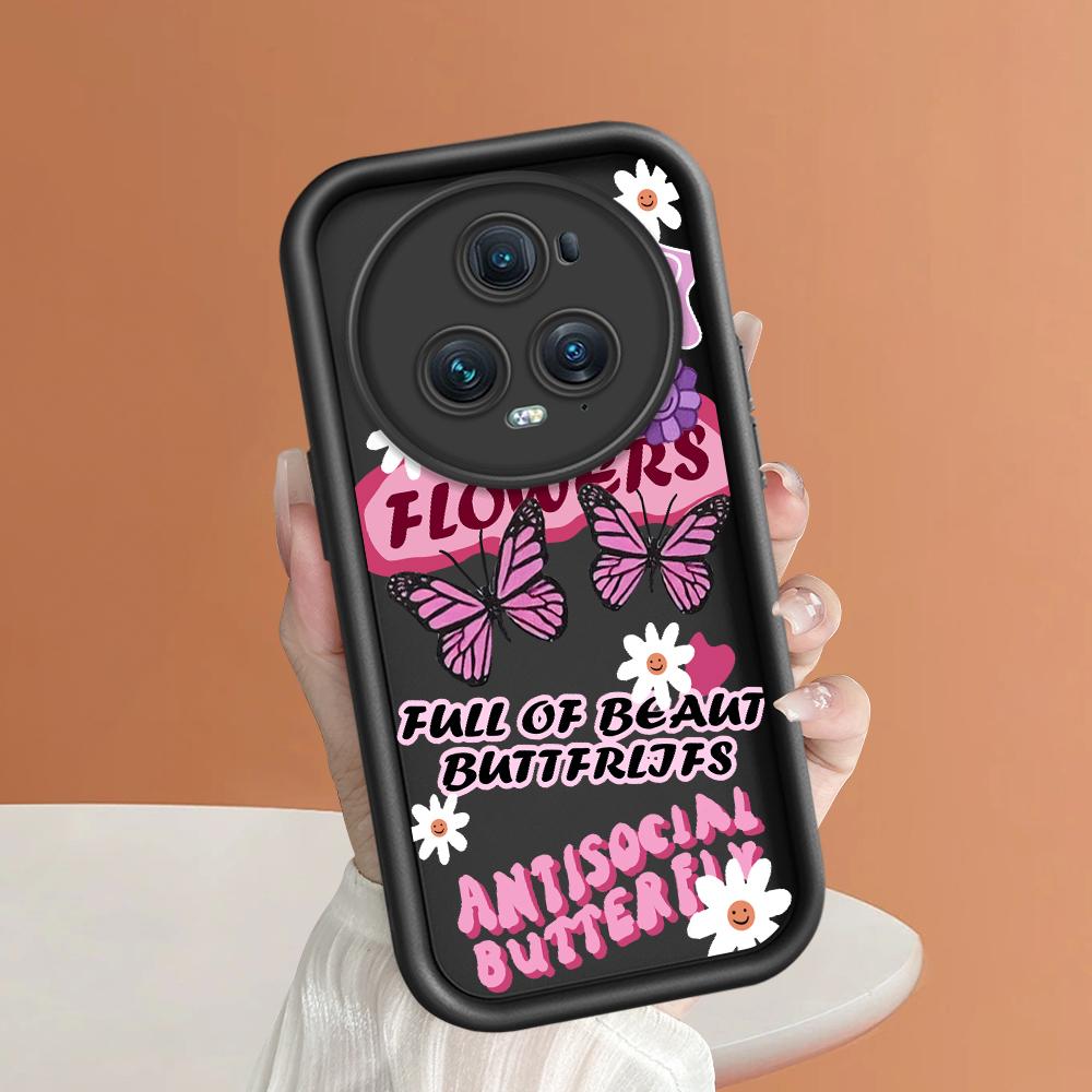 

Мягкий силиконовый квадратный чехол с рисунком лестницы для телефона, полное покрытие, противоударный защитный резиновый чехол для камеры для Huawei Honor Honor 90 Lite чёрный