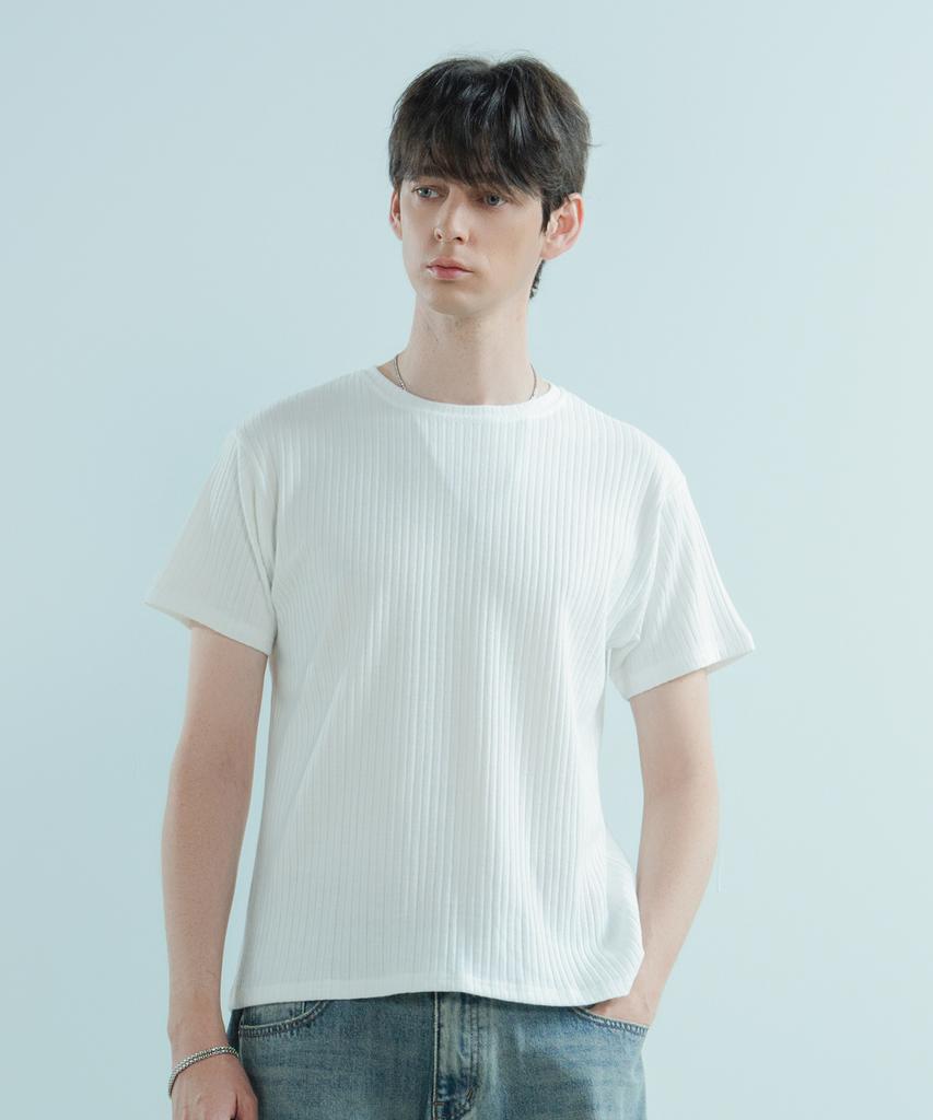 LOGSTORE Stretch Muscle Knit Short Sleeve