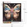 5D DIY Partial Special Shaped Drill Diamond Painting Dream Butterfly Dragonfly