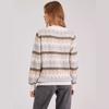 Women's Fall/winter Knitted Jacquard Crew-neck Sweater