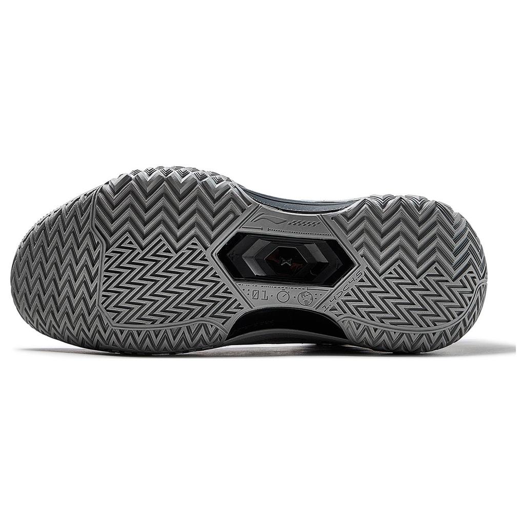 Li Ning Jie Ao Basketball Shoes Men's Mid Top Gray/Black ABFT035-3