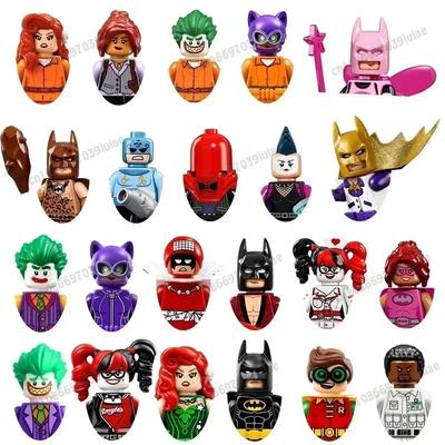 BEAST KINGDOM Super Hero Clown Ivy Batman Harley Quinn Catwoman Robin Bricks Cartoon Character Building Block Birthday Present