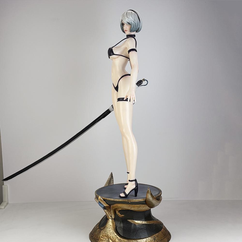 55cm Anime NieR 2B Figure Automata YoRHa No. Type GK PVC Action Figure Toys Collection Doll Gift
