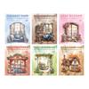 10 pcs Vintage Window PET Stickers pack Creativity Adhesive Diy Hand Account Diary Album Scrapbooking material Craft Supplies