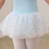 Sequins Dance Leotard Ballet Skirt Princess Sleeveless Ballet Clothes Girls GymnasticsTrainning Suit