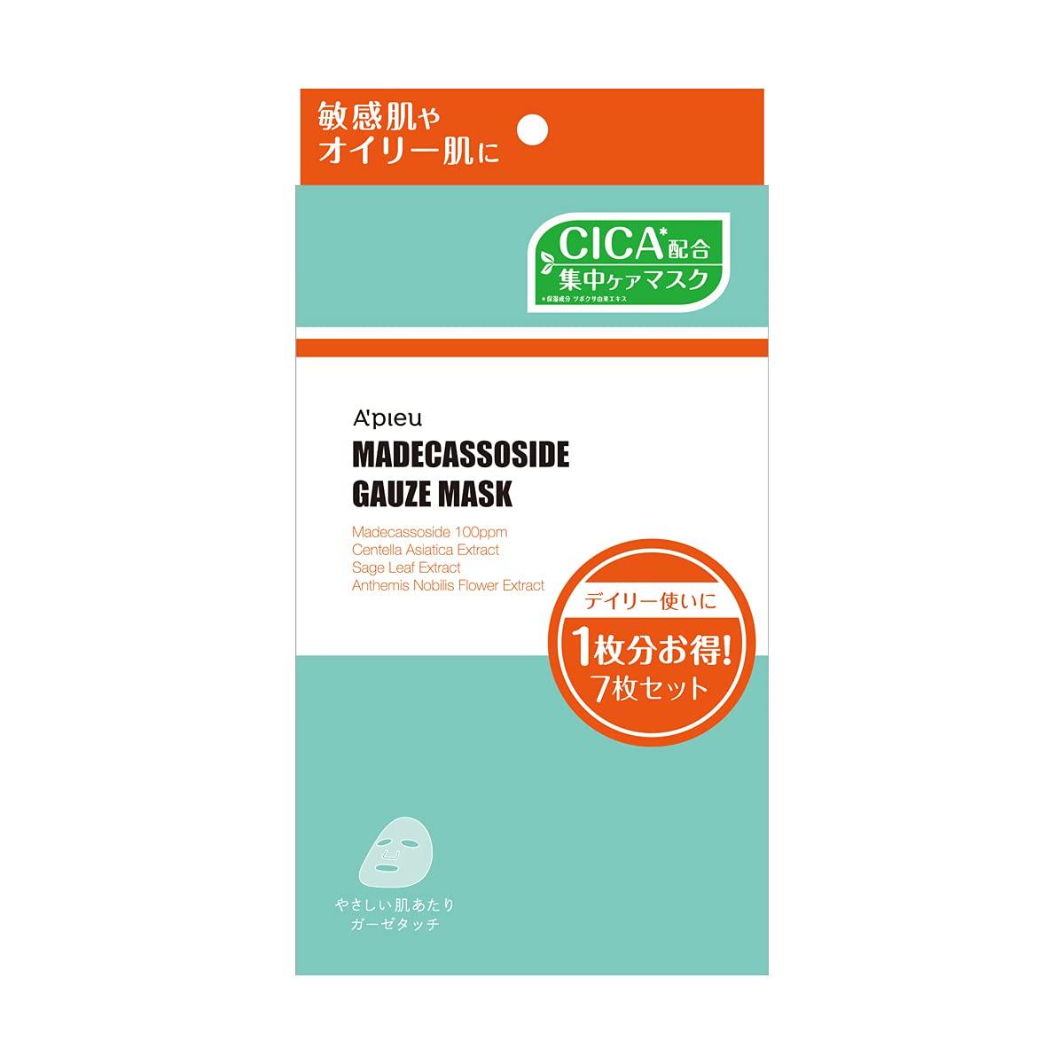 

Madecaso CICA Sheet Mask of A PIEU (Set 7) белый