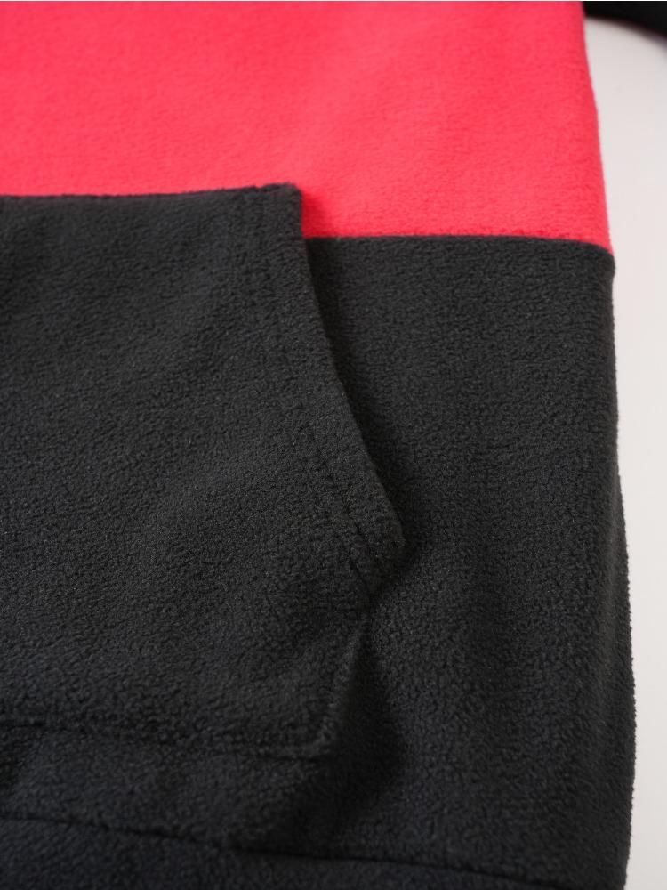 Autumn Winter Men's Fashionable Colour Blocking Sweater Outdoor Casual Sports Hooded  Moisture Wicking Comfortable Skin-friendly Breathable Tops