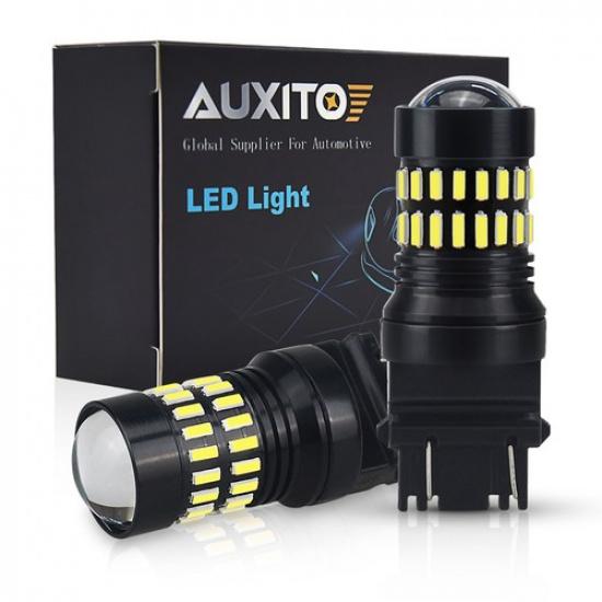 AUXITO 3157 3156 LED Reverse Light Backup Bulbs 6000K White 2400LM Super Bright