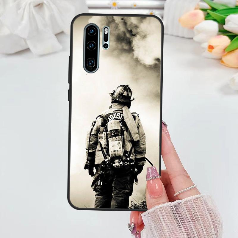 Firefighter Fireman Heroes For Huawei Nova 9 10 SE 11 Pro 12i 11i 8i Y60 Y70 Y90 Y61 Y91 Y72 Y73 P20 P40 P30 Lite Case