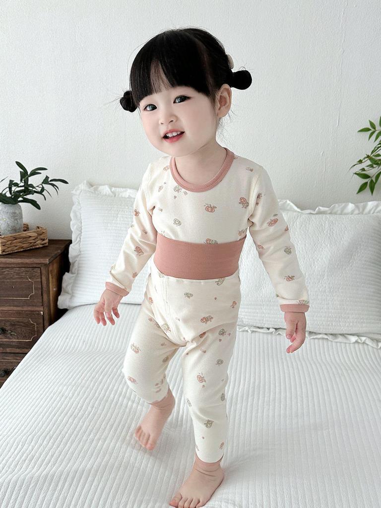 25 New Autumn/Winter Baby High Waist Cotton Underwear Set - Protect Belly Slim Fit Homewear Pants