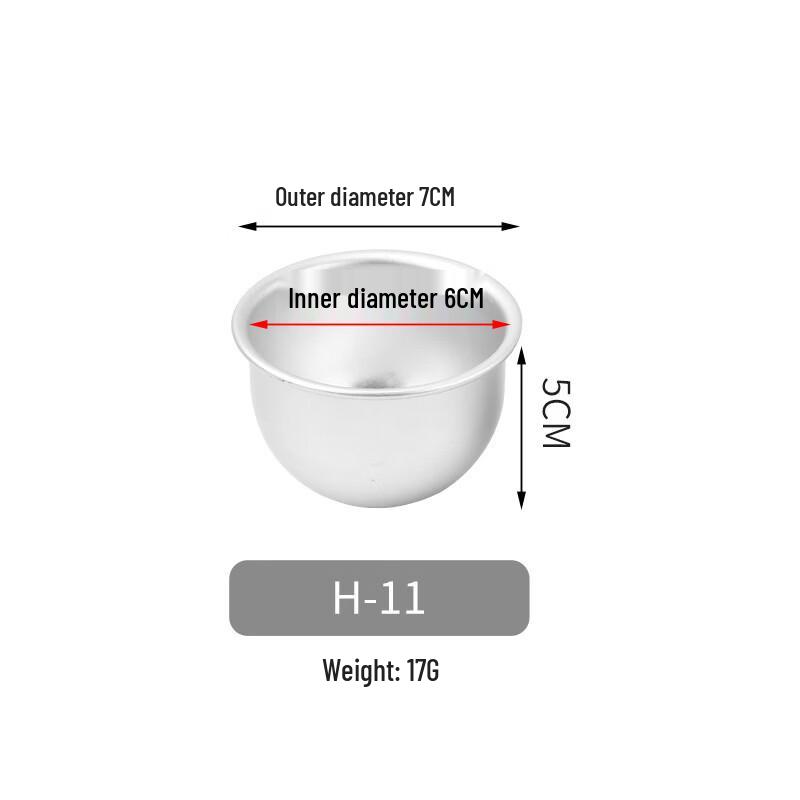 MDNG H11 Deep Semi-Circular Dessert Mold Set