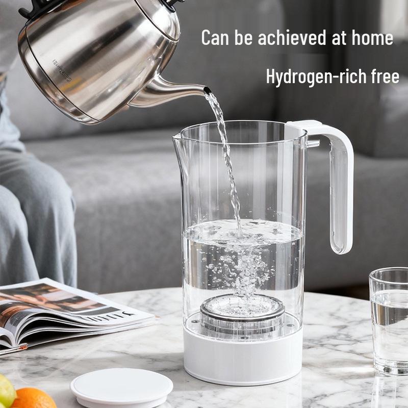 1.6L Large Capacity Hydrogen Water Bottle with SPE Electrolysis and One-Button Hydrogen Generation