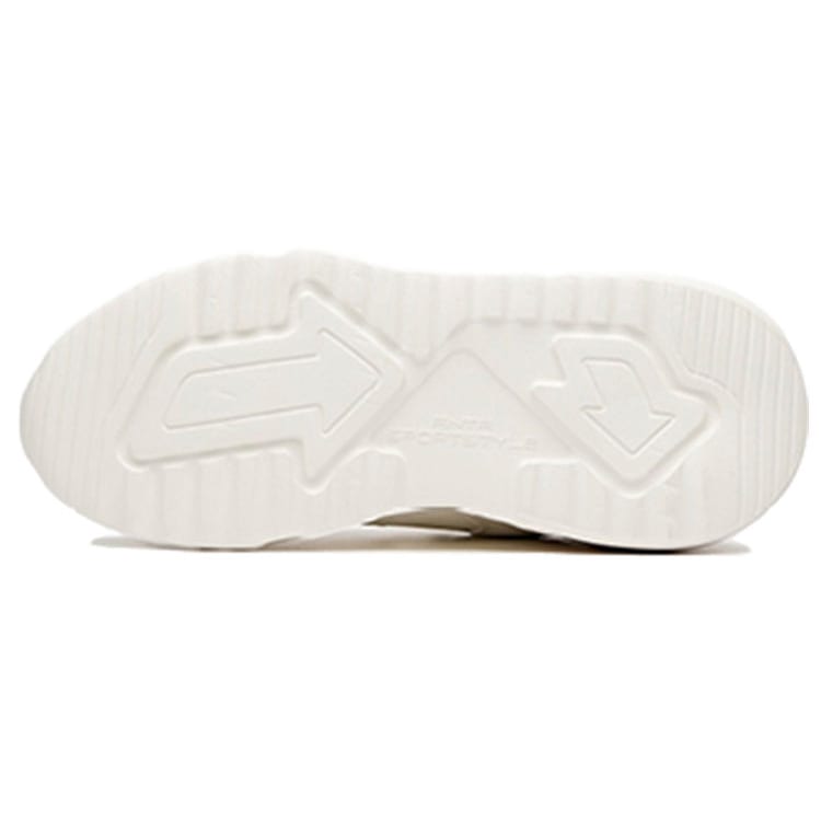 Anta Unruly Series Cushioning Slip Resistant Abrasion Resistant Breathable Low Top Sports Casual Shoes Women's White 122038842-5