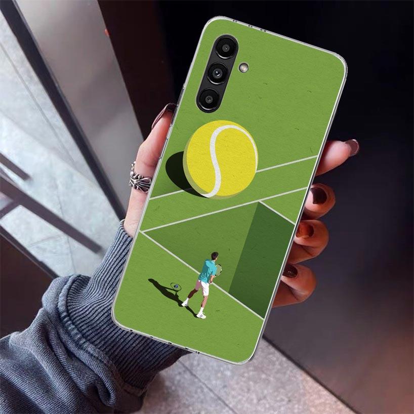 Tennis Sport Phone Case For Samsung Galaxy A17 A16 A15 A14 A13 A57 A56 A55 A54 A53 A37 A36 A35 A34 A33 A26 A25 A24 A23 Galaxy A1