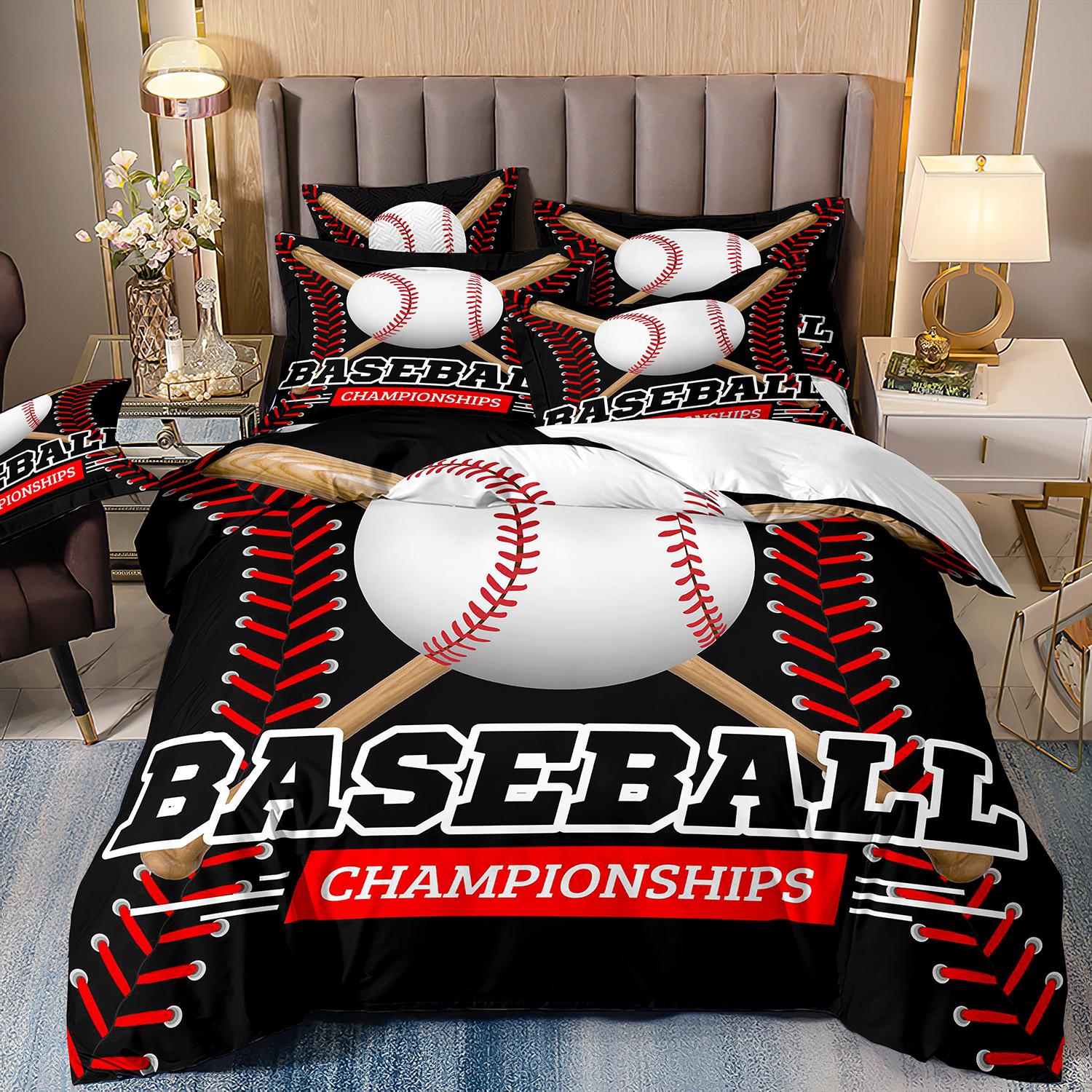 

Bedding Two Or Three-Piece Sports Football 3D Digital Printing Polyester EU Twin 135x200cm