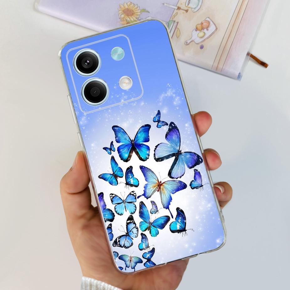 För Xiaomi Redmi Note 13 Pro Plus-skal Lyxigt målat fodral Klar silikontelefonskal för Redmi Note 13 Pro Note13 5G Mjukt skal