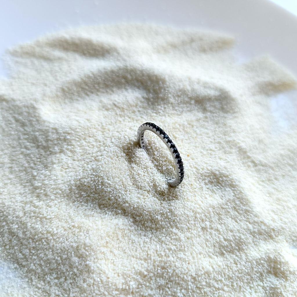 Silver Ring with Cubic Zirconia, Product Weight 1.45 G (2160878)