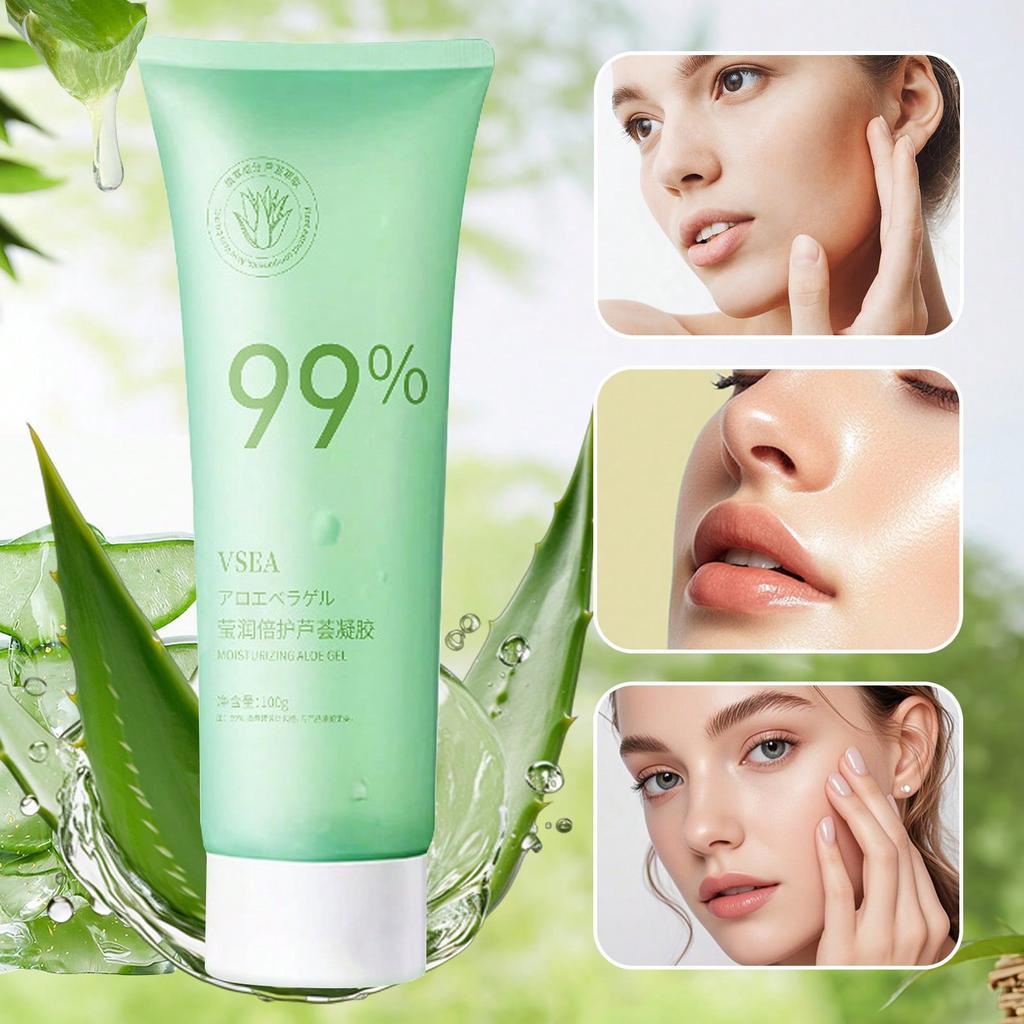1PC Hydrating Aloe Vera Gel, Face Cream Soothing Aloe Vera Gel Skin Care, Hydrating And Moisturizing