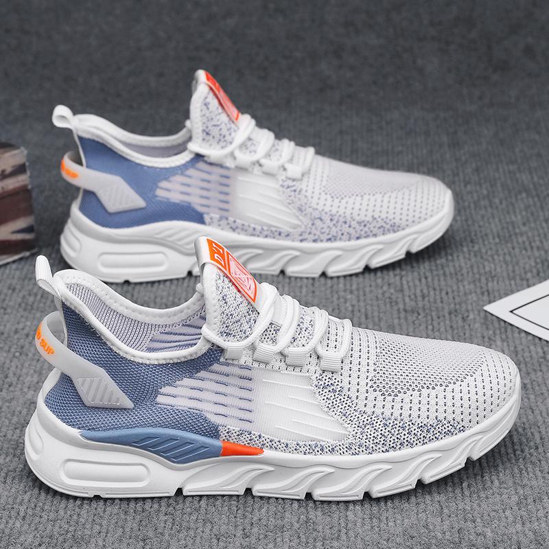 Herrenschuhe Herbst atmungsaktiv hohles Mesh gutaussehende Männer Jugendliche Studenten dünnes Mesh Lauf-Sportschuhe Herbstmodelle