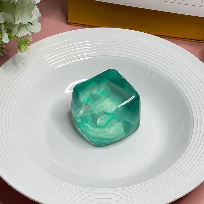 Ice Cube Squishy Toy TPR Jelly Gel Stress Relief