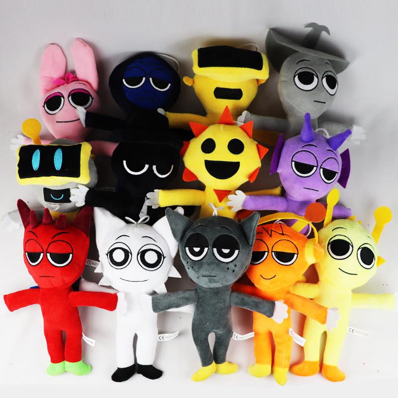 Stand Sprunki Incredibox Plush Toy Cartoon Stuffed Animal Doll Collection Gift