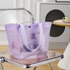 Mesh Beach Bag for Women, Sand-proof Waterproof Large Mesh Tote Bag, Swimming Pool Beach Toy Shoulder Pouch, Travel Vacation Cruise Essentials