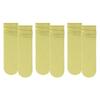 3 Pairs Ice Silk Breathable Socks Summer Ultra Thin Crew Socks Mid-tube Candy Color Pile Socks Casual Rolled Edge Ankle Socks