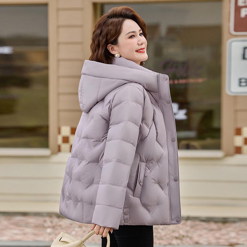 Popular mother down jacket women's medium and long models, new foreign style middle-aged and elderly women's clothing, winter clothing fashion warm ja