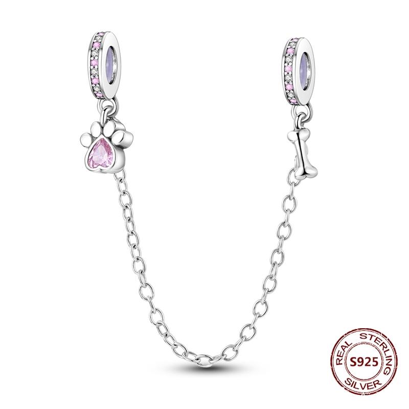 Lucky Unicorn Safety Chain copper Authentic Colored Zircon Boy Girl Charm Do It Yourself Jewellery Making Ideal For Bracelets Bangle