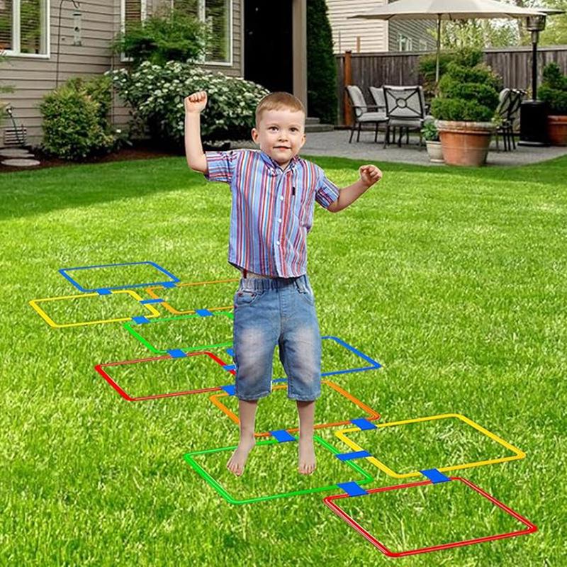 Hopscotch Outdoor Game: Parent-Child Interaction & Early Education Sensory Training Aid