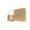 New COACH Mollie Canvas With Leather Bucket Bag, Handbag, Shoulder Bag Small Size Women's Khaki CA582-IMNLJ