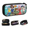 Digimon Japane Anime Manga Pencil Cases for Girls Boys Large Storage Video Game Pen Box Bag Stationery