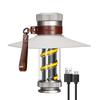 Brass Camping Flashlight 2-in-1 Outdoor Tent Light Torch Camping Light Multifunctional Emergency Lamp for Fishing Hiking