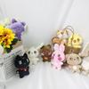 ATEEZ Flash Keychain Idols Edition Ateez Characters Mini Doll Plush Pendant Anime Cute Fan Gift Portable