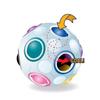 3 Peças Cubo Mágico Esférico Criativo Speed Rainbow Ball Puzzles Aprendizagem Brinquedos Educativos Para Crianças Adultos Escritório Antiestresse Presente