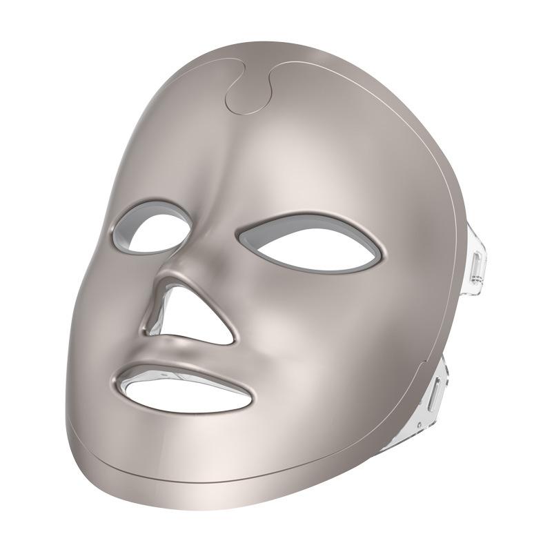 

Светодиодный фотонный прибор для омоложения кожи, спектральный прибор для косметической маски, 7-цветный спектрометр, прибор для косметической маски с большим рядом ламп для лица золотой