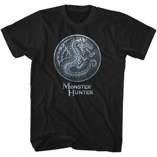 Monster Hunter Monster Emblem Black Adult TShirt Unisex T-Shirt S