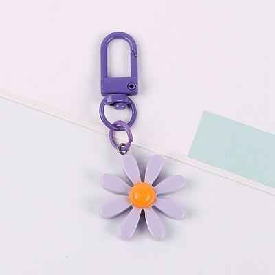 Pendant Keychain Pendant Daisy Flower Case Pendant Keychain Ornaments Bluetooth Headset