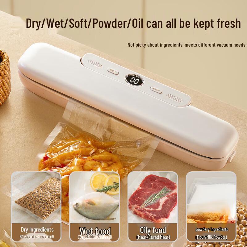 Automatic Vacuum Food Sealer Machines & Food-Grade Bags