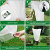 Winter Shrub Plant Protective Cover Small Tree Frostproof Fabric Garden Potted Plant Against Cold Tool Warm Cloth Drawstring Bag