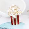 [HF][LA]1Pc Vintage Pearl Popcorn Brooches For Women Clothing Coat Jewelry Party Accessries Gifts