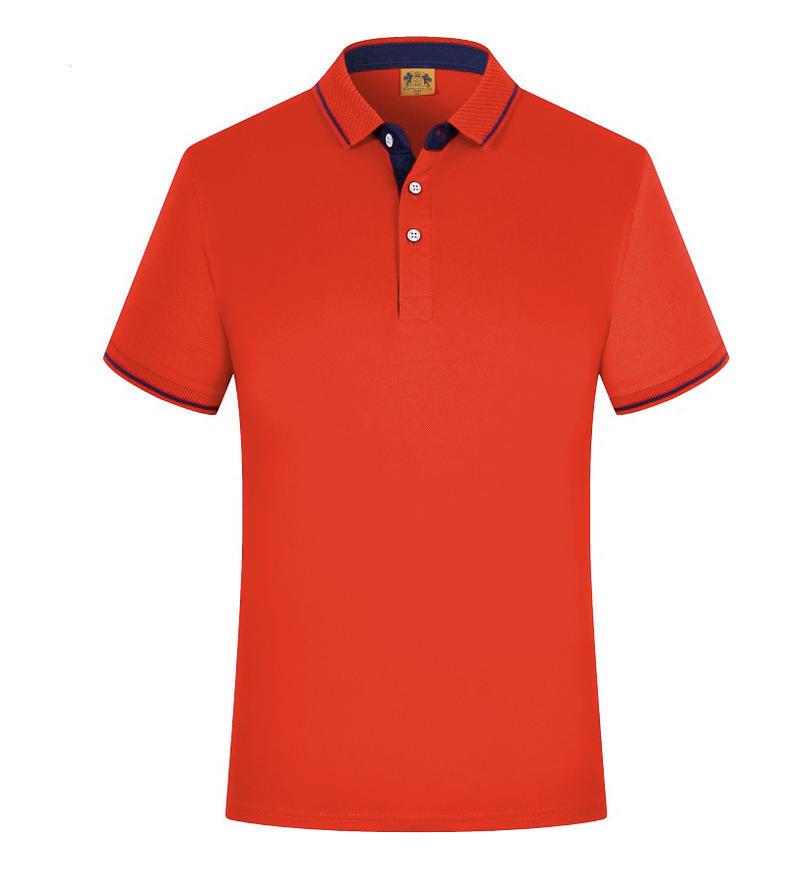 Custom Logo Short-Sleeve Polo Shirt: Summer Workwear Team T-Shirt with Embroidery Options